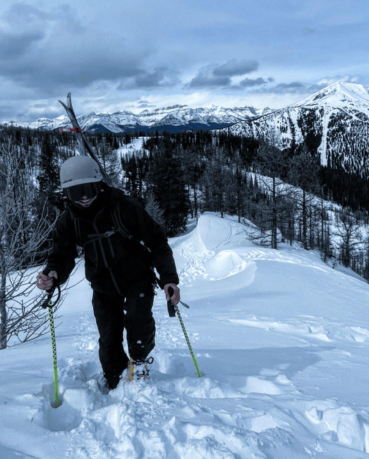 Enzo, owner of Revelstoke Siding & Roofing in the mountains near Revelstoke BC